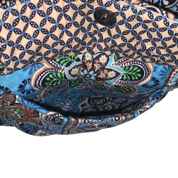 Y2K Era Vera Bradley Classic Bali Blue Handbag - Picture 4 of 9